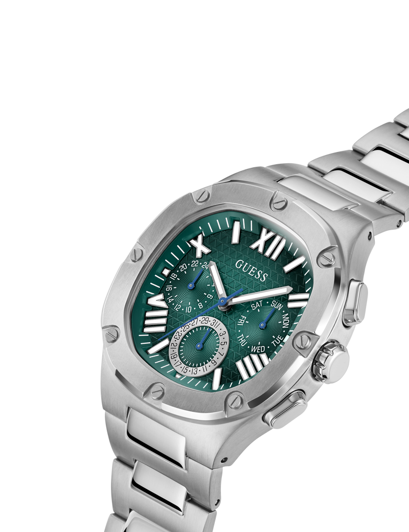 Multi-function steel watch