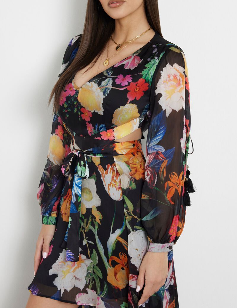 Dress with removable skirt