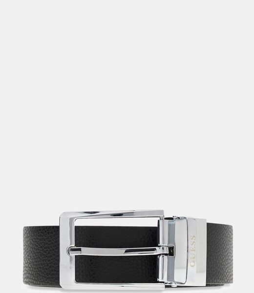 guess genuine leather belt