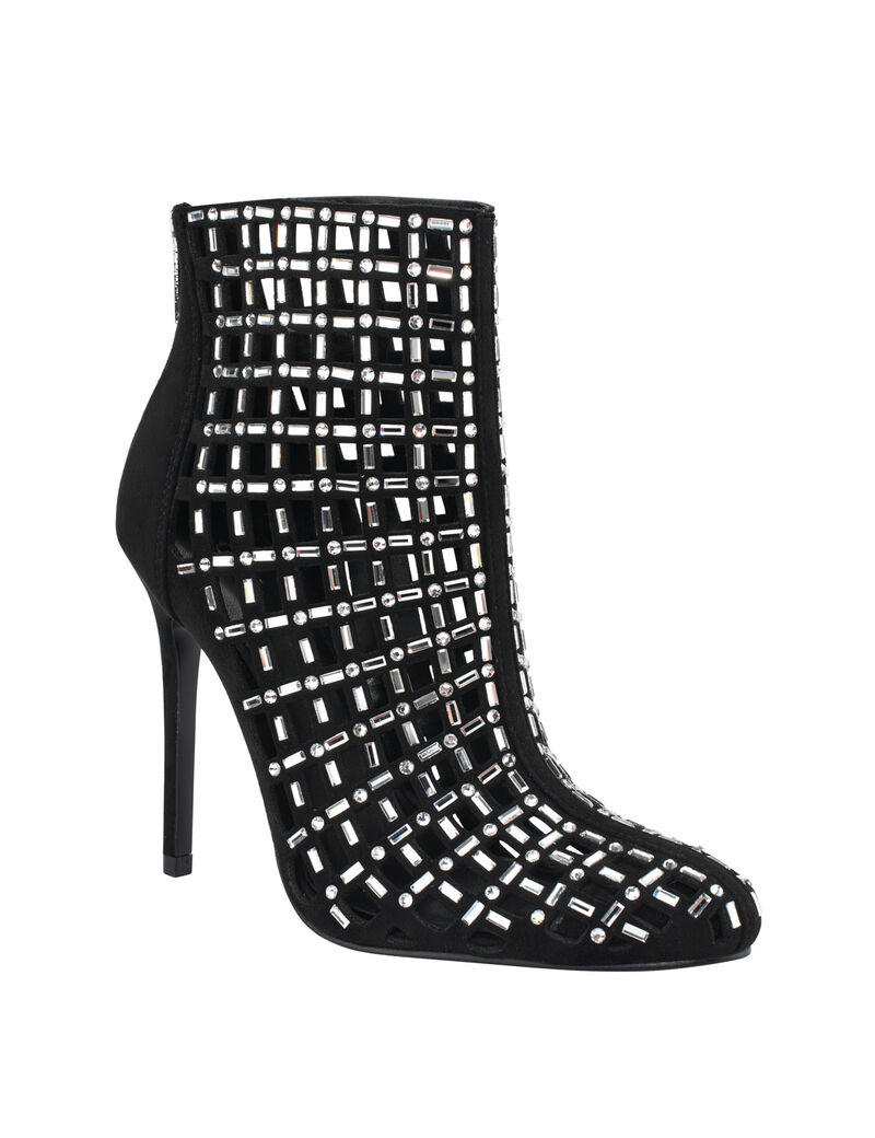 Rhine-Stone Mesh Boots