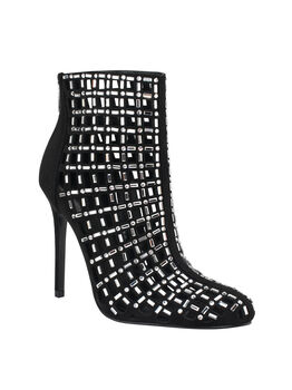 Rhine-Stone Mesh Boots