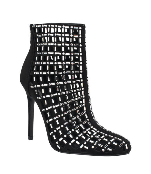 Rhine-Stone Mesh Boots