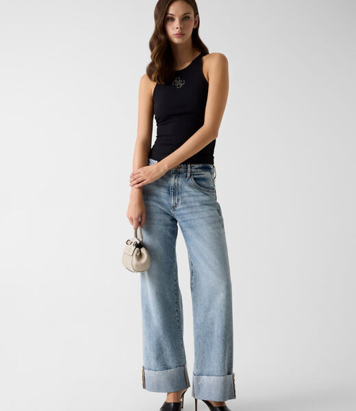 Rib-knit top
