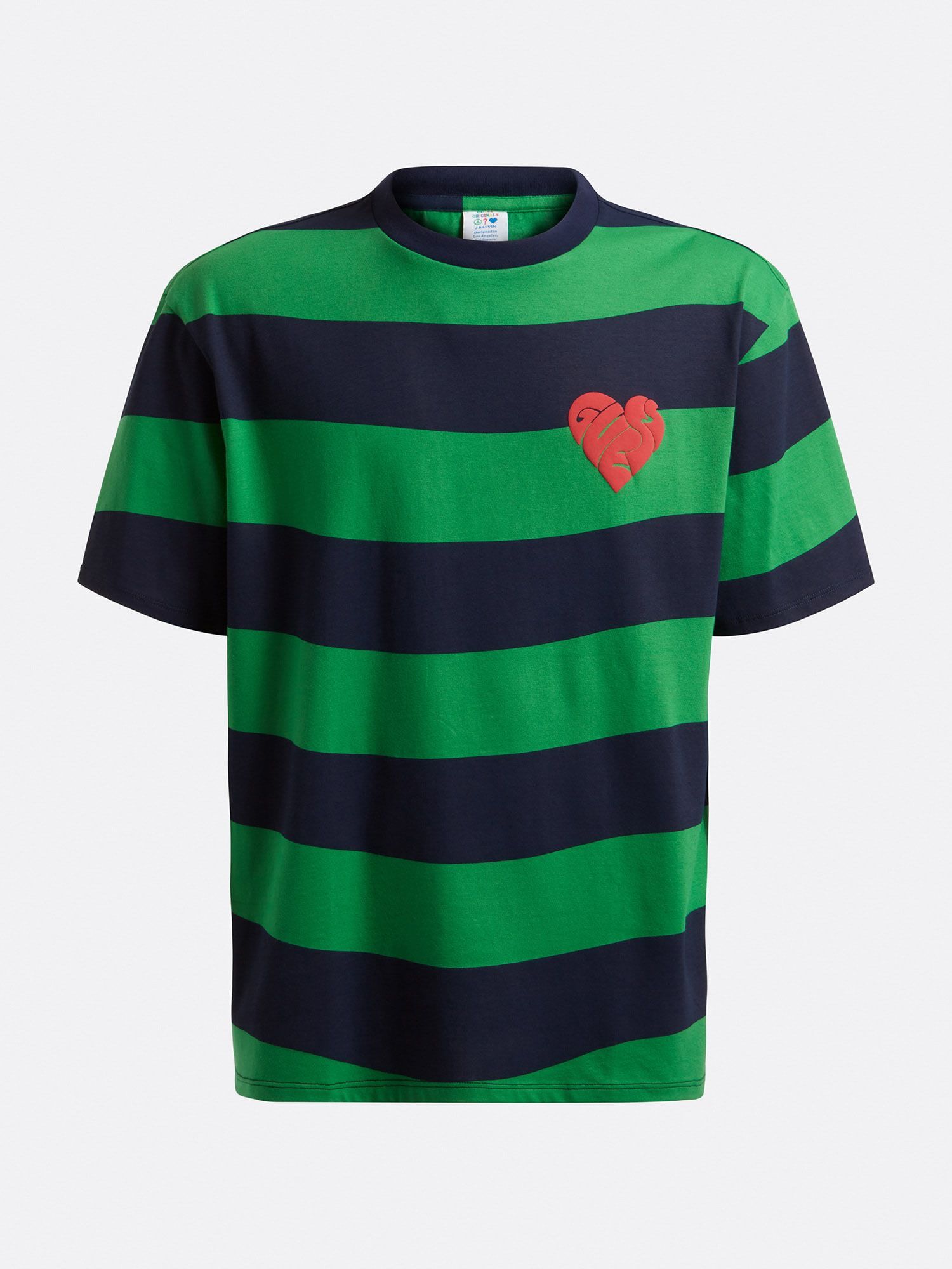 Shop GUESS Online J Balvin Striped T Shirt