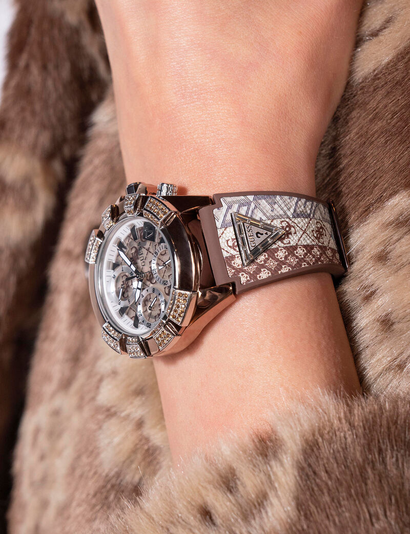 40th Anniversary Special Edition Brown Coffee Multi-function Watch