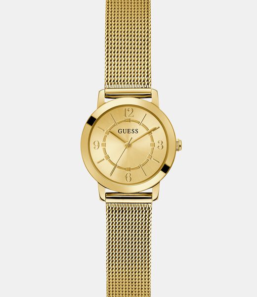 Stainless steel analogue watch