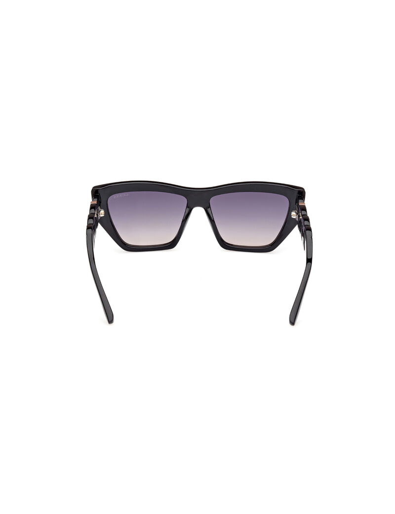 Geometric plastic sunglasses