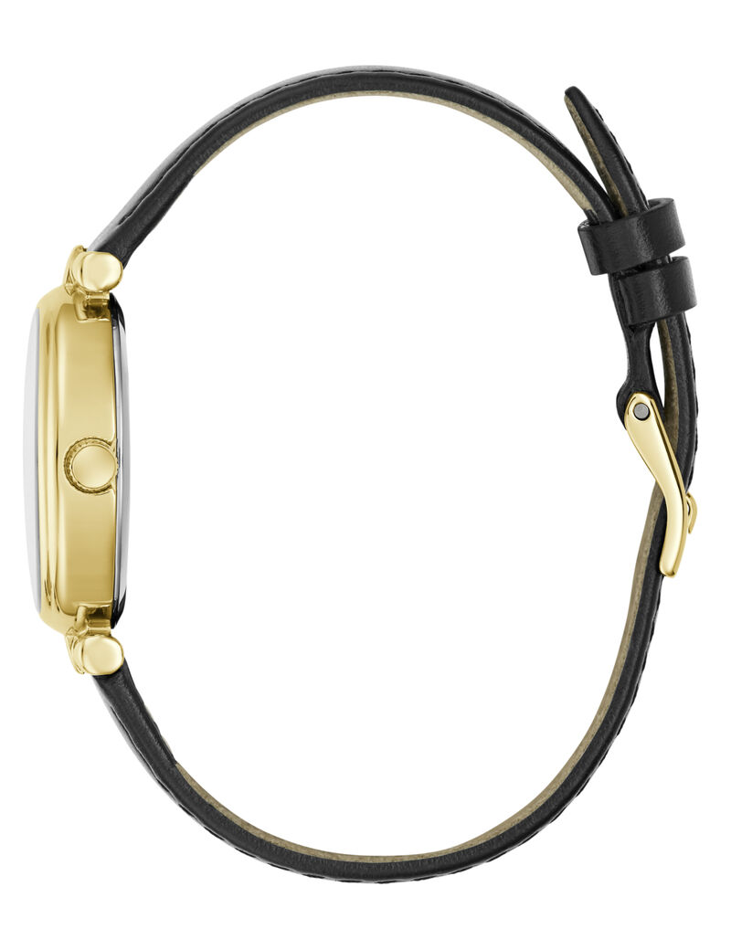 Ladies Yellow Gold Tone Oval Analog Watch