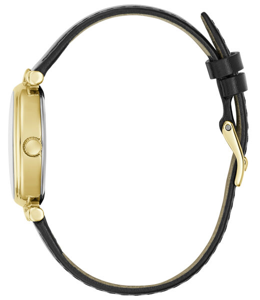 Ladies Yellow Gold Tone Oval Analog Watch