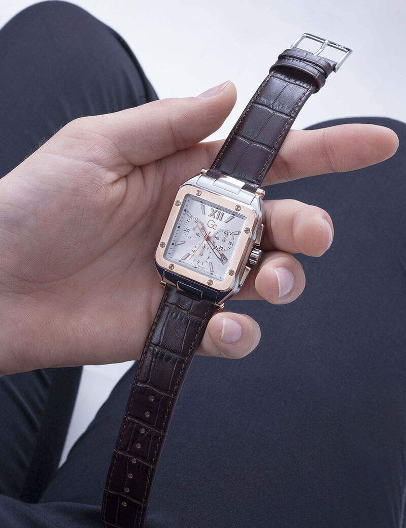 Gc Square Chronograph Watch