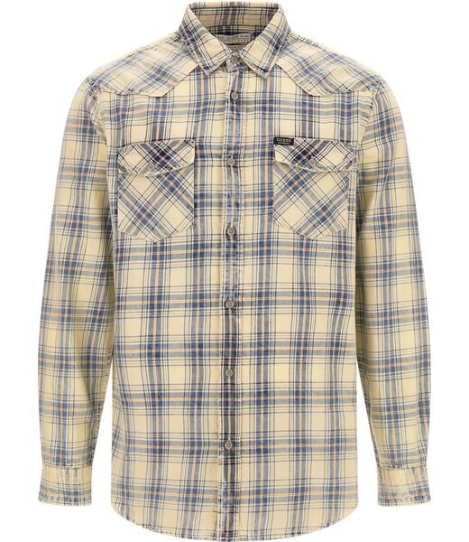 Ls Collin Check Indigo Shirt