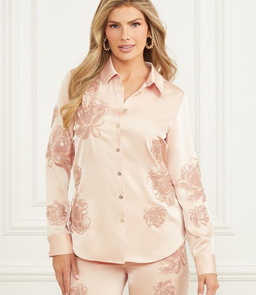 Marciano sequins embroidery shirt