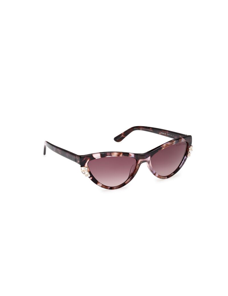 Cat-eye plastic sunglasses