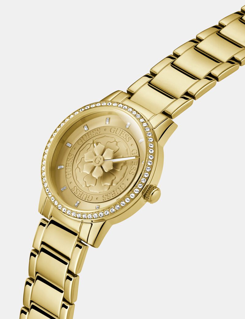 Ladies Gold Tone Analog Watch