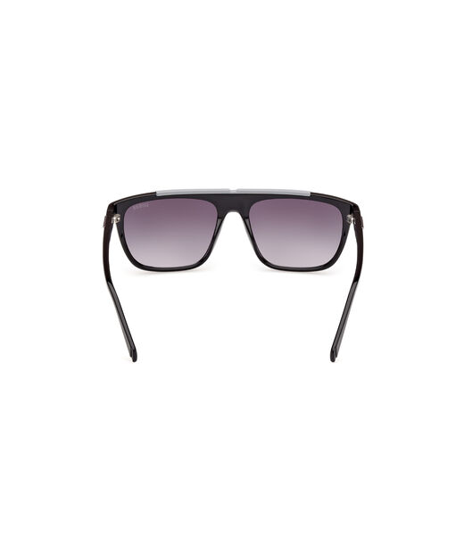 Injected Sun Glasses M Shiny Black Gradient Smoke