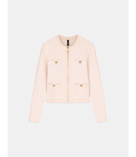 guess marciano zipped cardigan