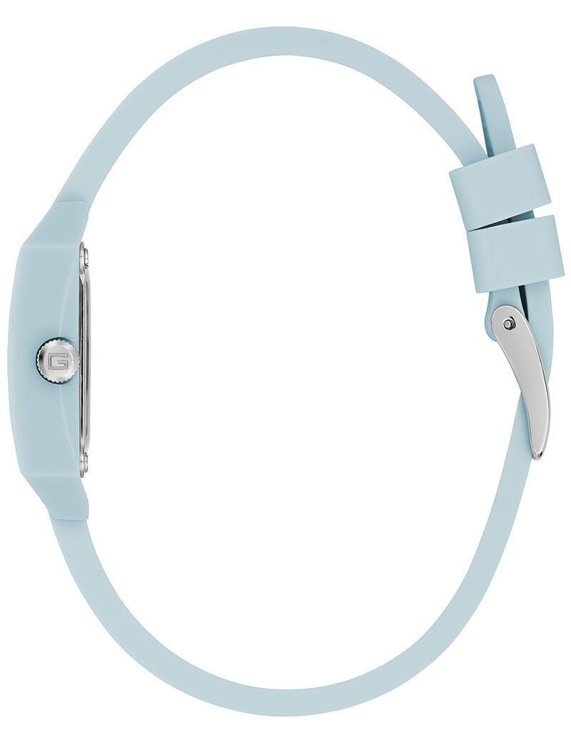 Lt Blue Sustainable Nylon Cs Sun Lt Blue Dl Lt Blue Logo Silicone Strp