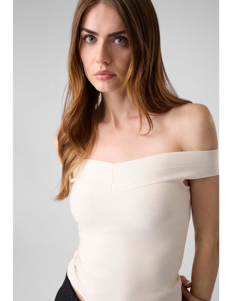 guess off shoulder top