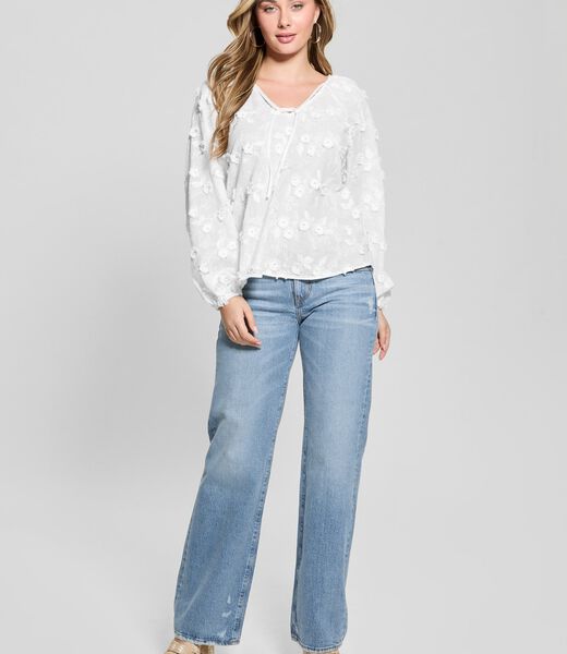 Flowing tunic blouse