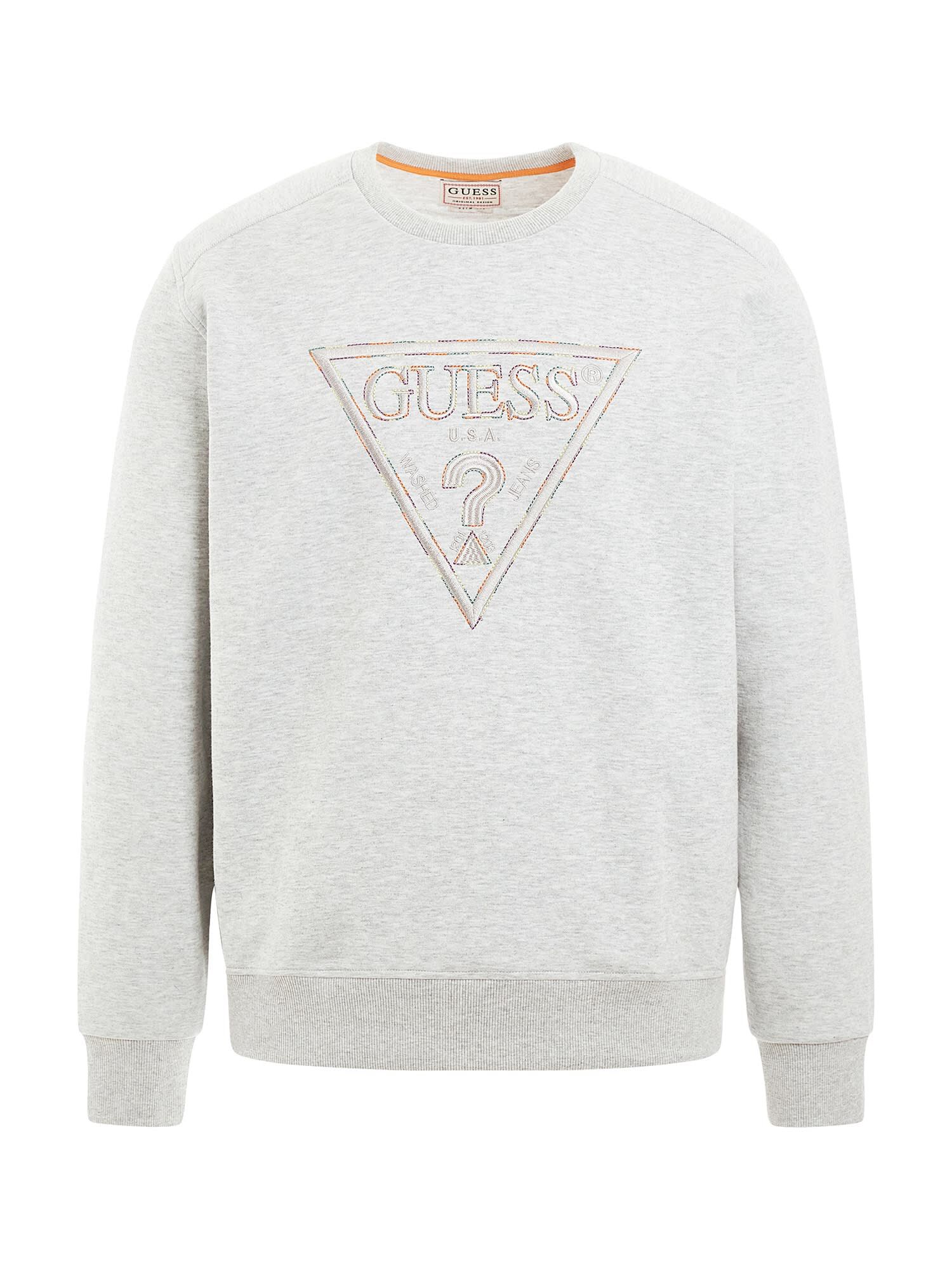 Shop GUESS Online Triangle Logo Sweatshirt