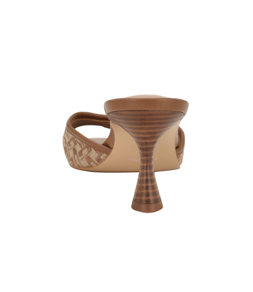 Dista Mid Heel Open Toe with Buckle Sandals 