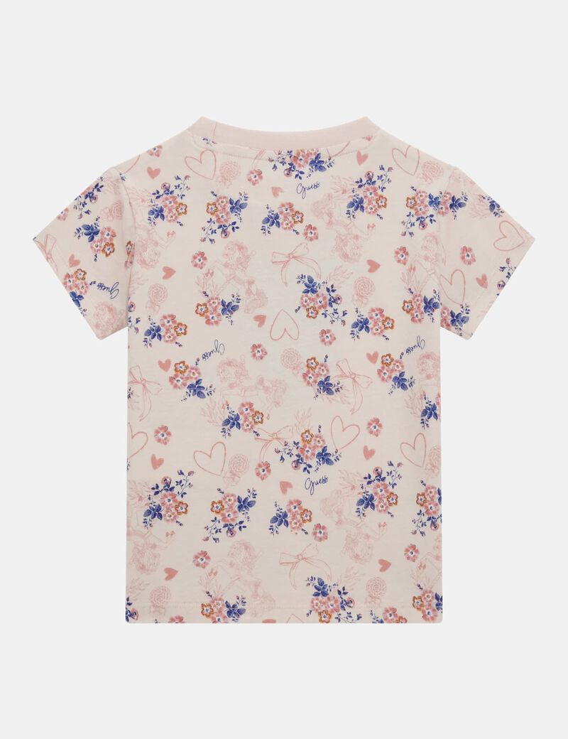 All over floreal print t-shirt