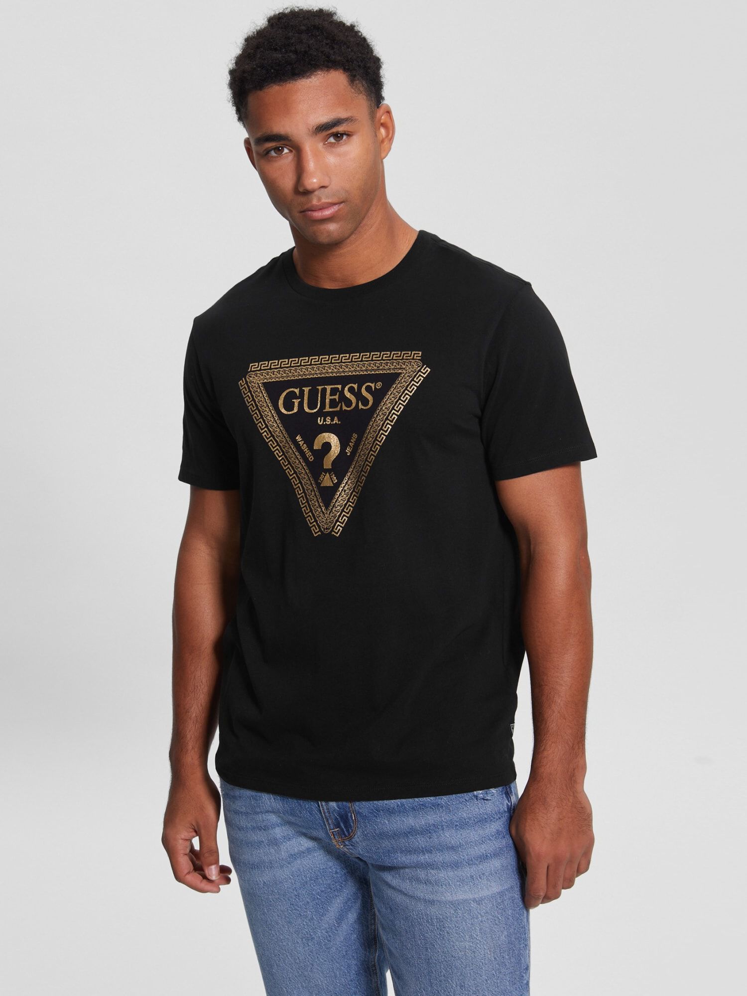 Guess shirt triangle top