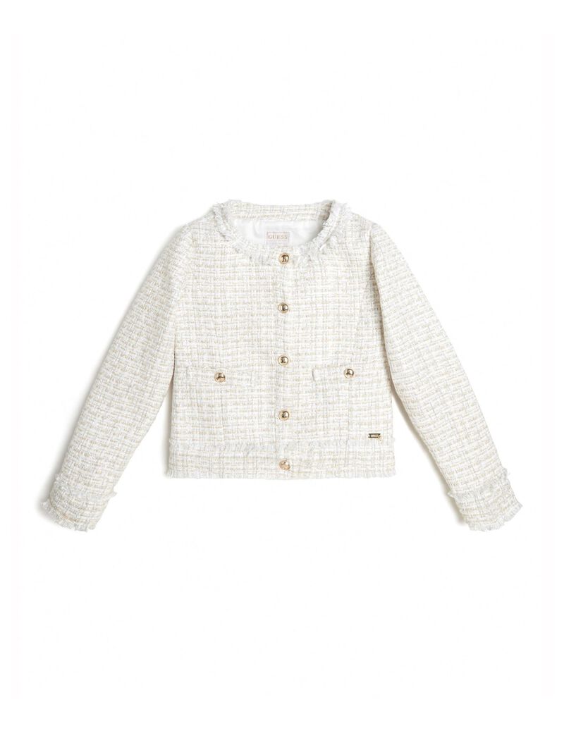 Shop GUESS Online Tweed Jacket
