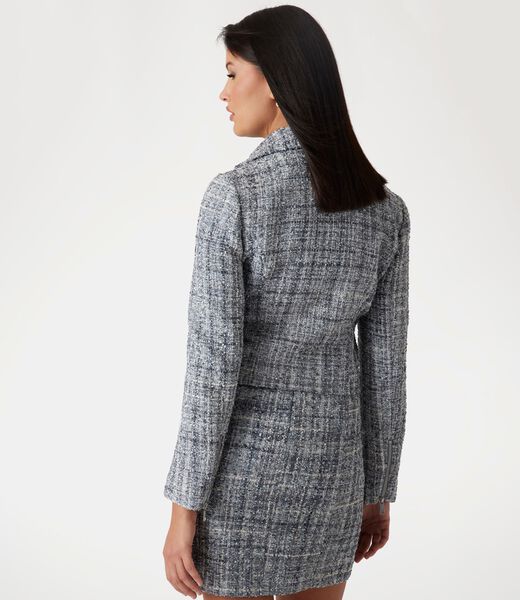 Tweed biker jacket