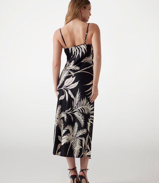 Satin midi dress
