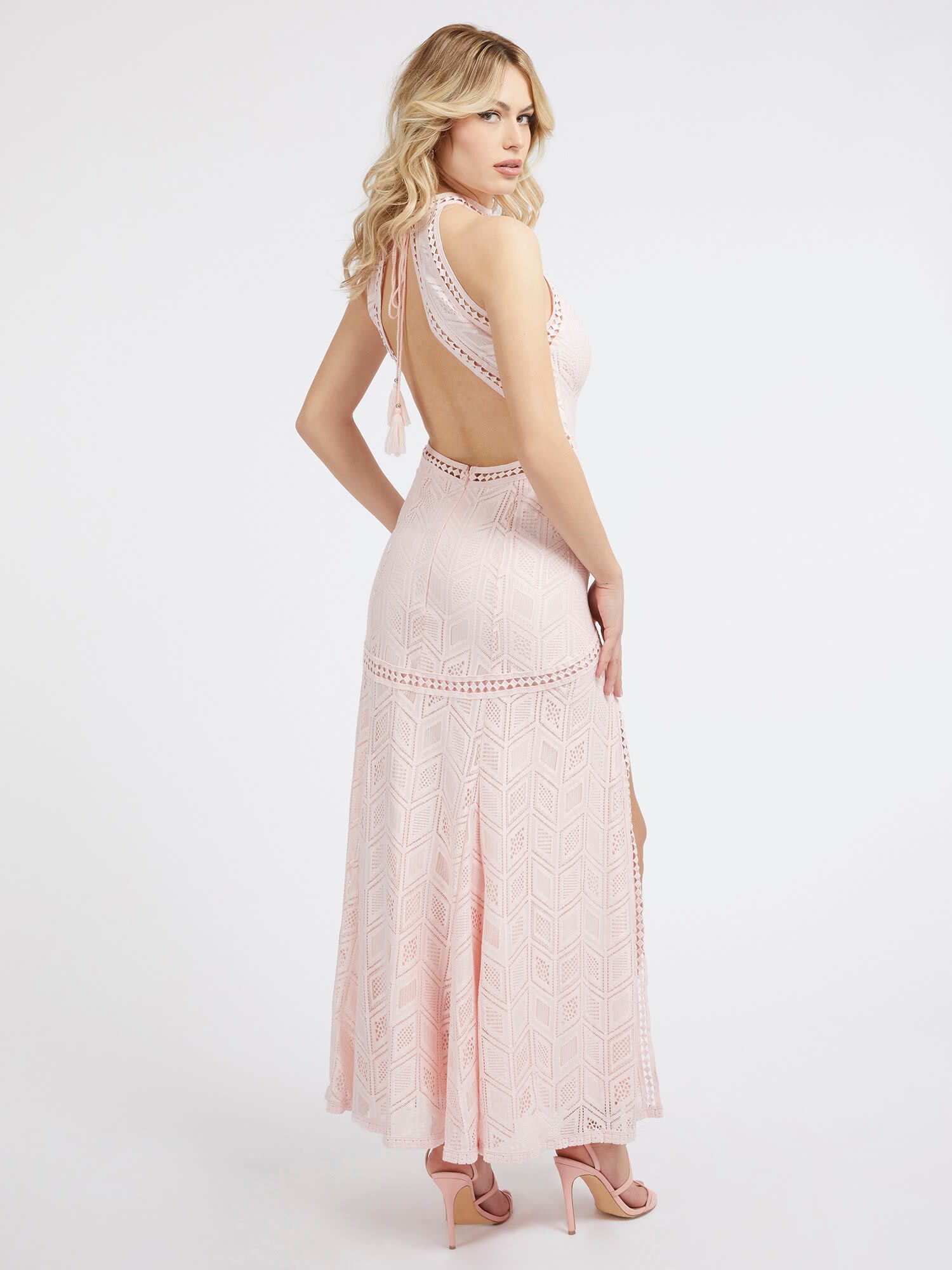 Shop GUESS Online Lace long dress
