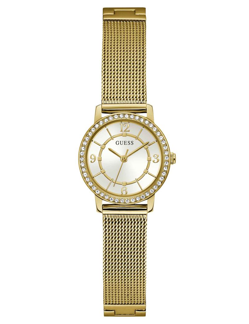 Gold-tone Mesh Analog Watch