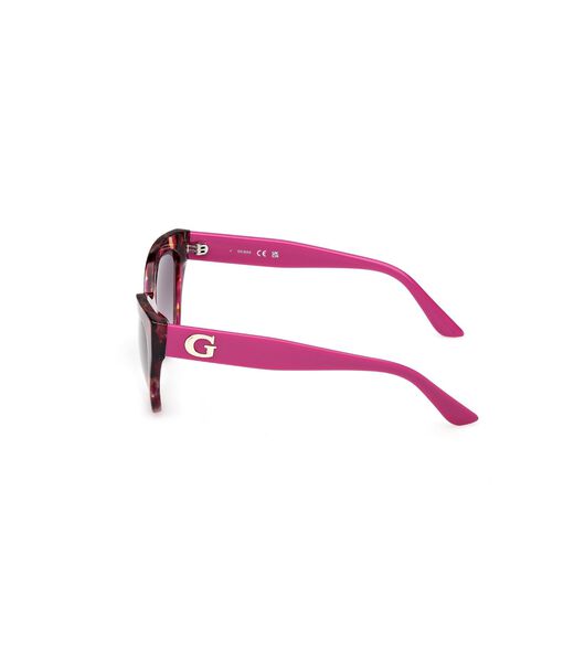 Square purple gradient smoke sunglasses