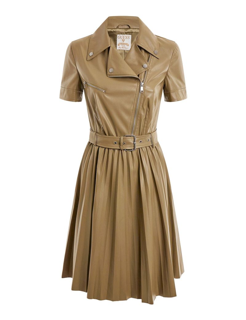 Guess coated look dress sales
