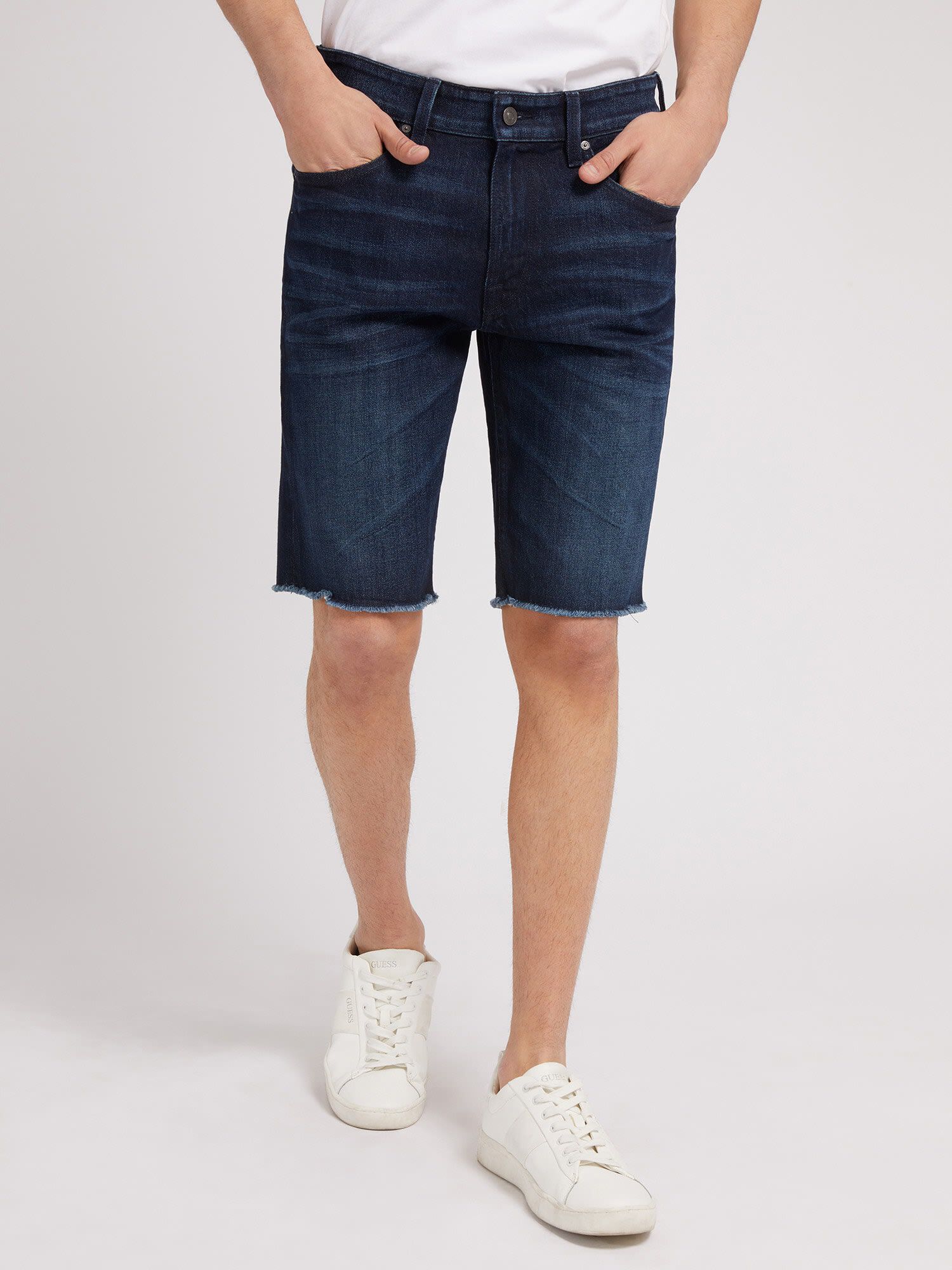 Guess men's denim clearance shorts