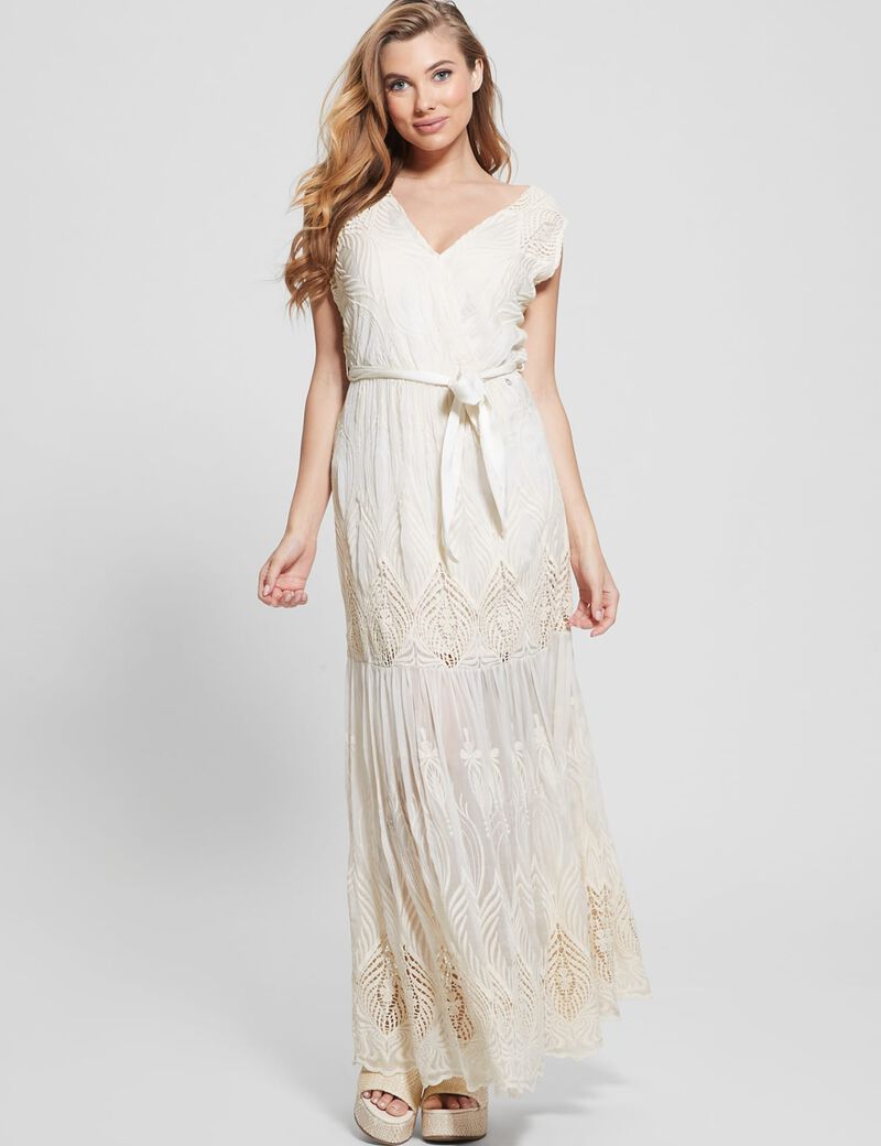 Silk Blend Long Dress