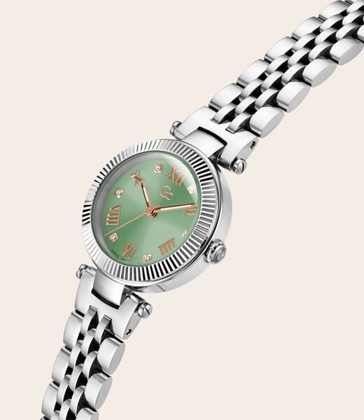 Gc steel analogue watch
