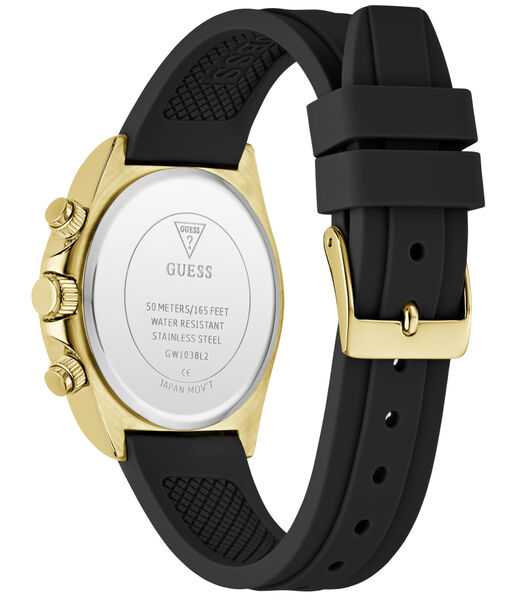 Ladies Black/Gunmetal Round Analog Watch