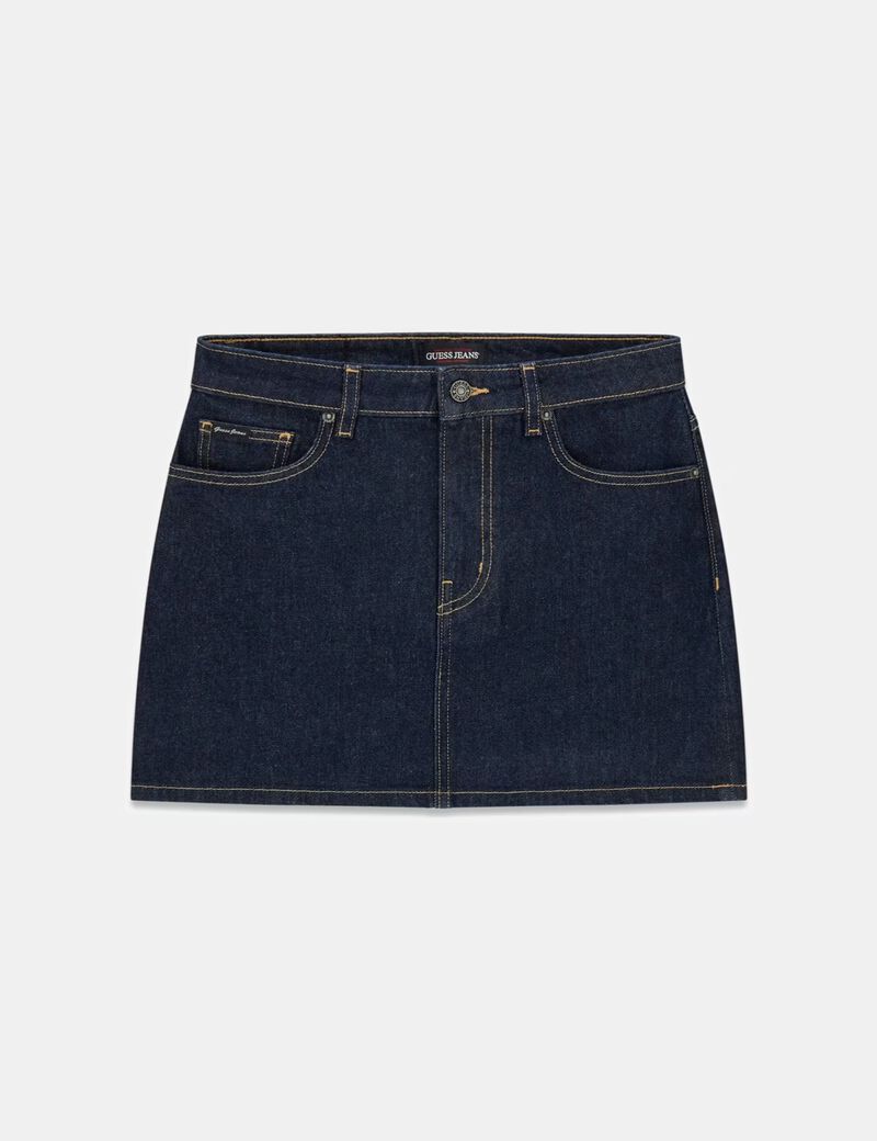 Denim mini skirt