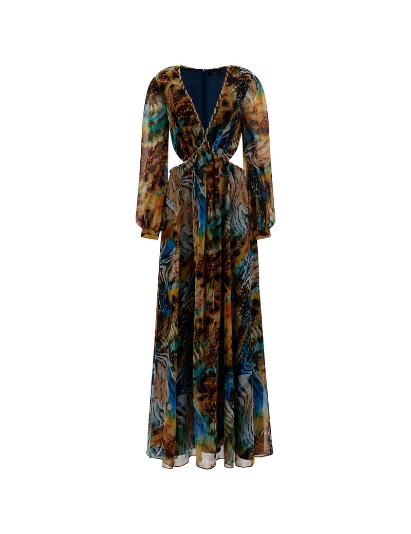 Marciano All Over Print Long Dress