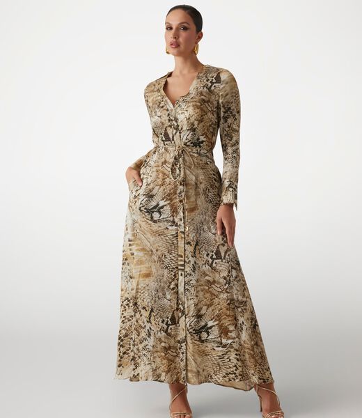 Marciano animal-print long dress
