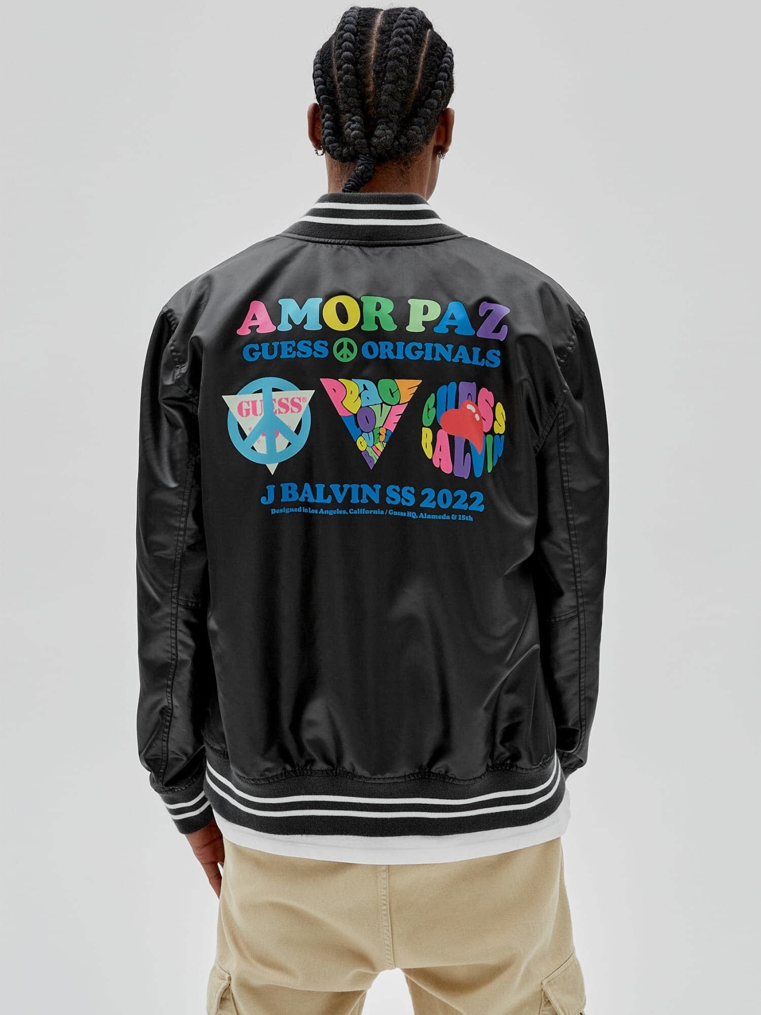Shop GUESS Online J Balvin Front Logo Jacket