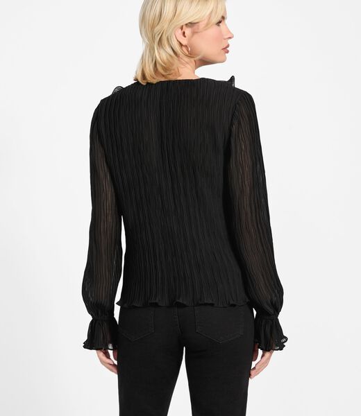 Chiffon ruffle blouse