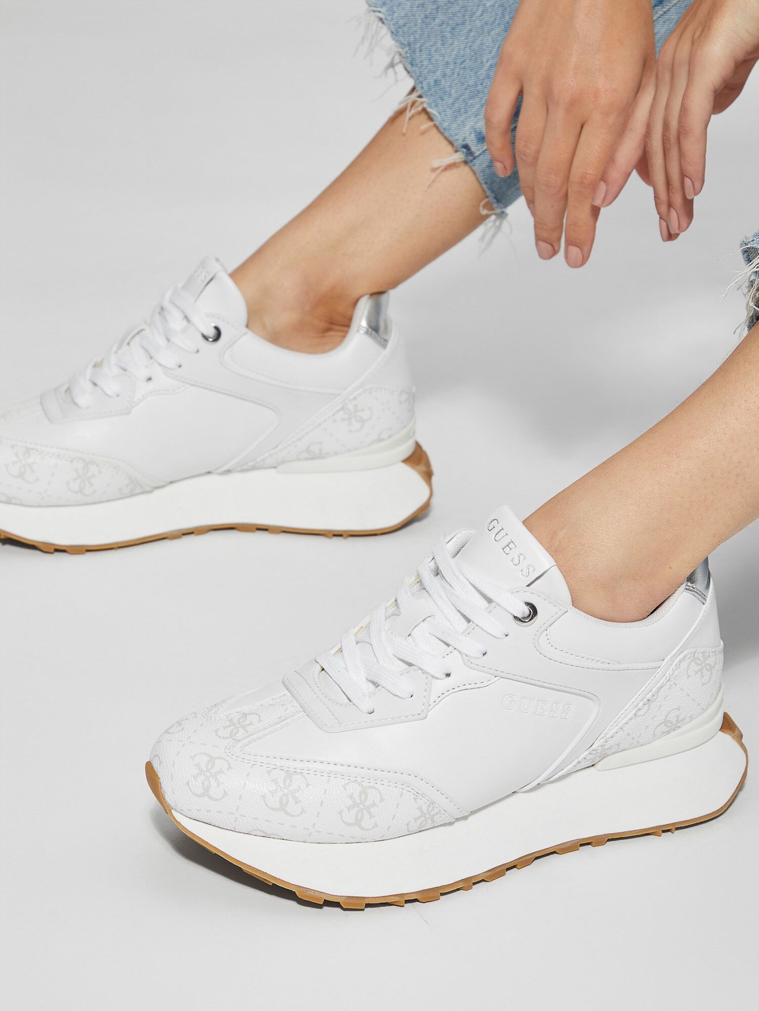 Shop GUESS Online Luchia Logo Pop Joggers