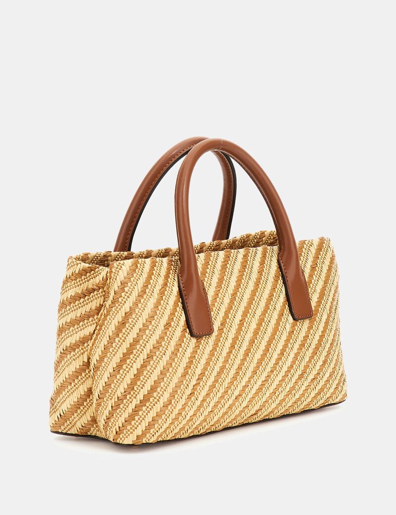 Simona raffia handbag