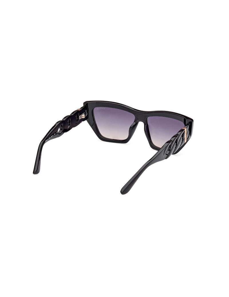 Geometric plastic sunglasses