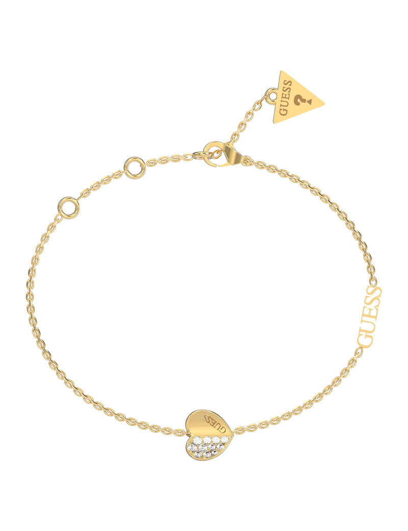 Plain & Pave Hrt Charm