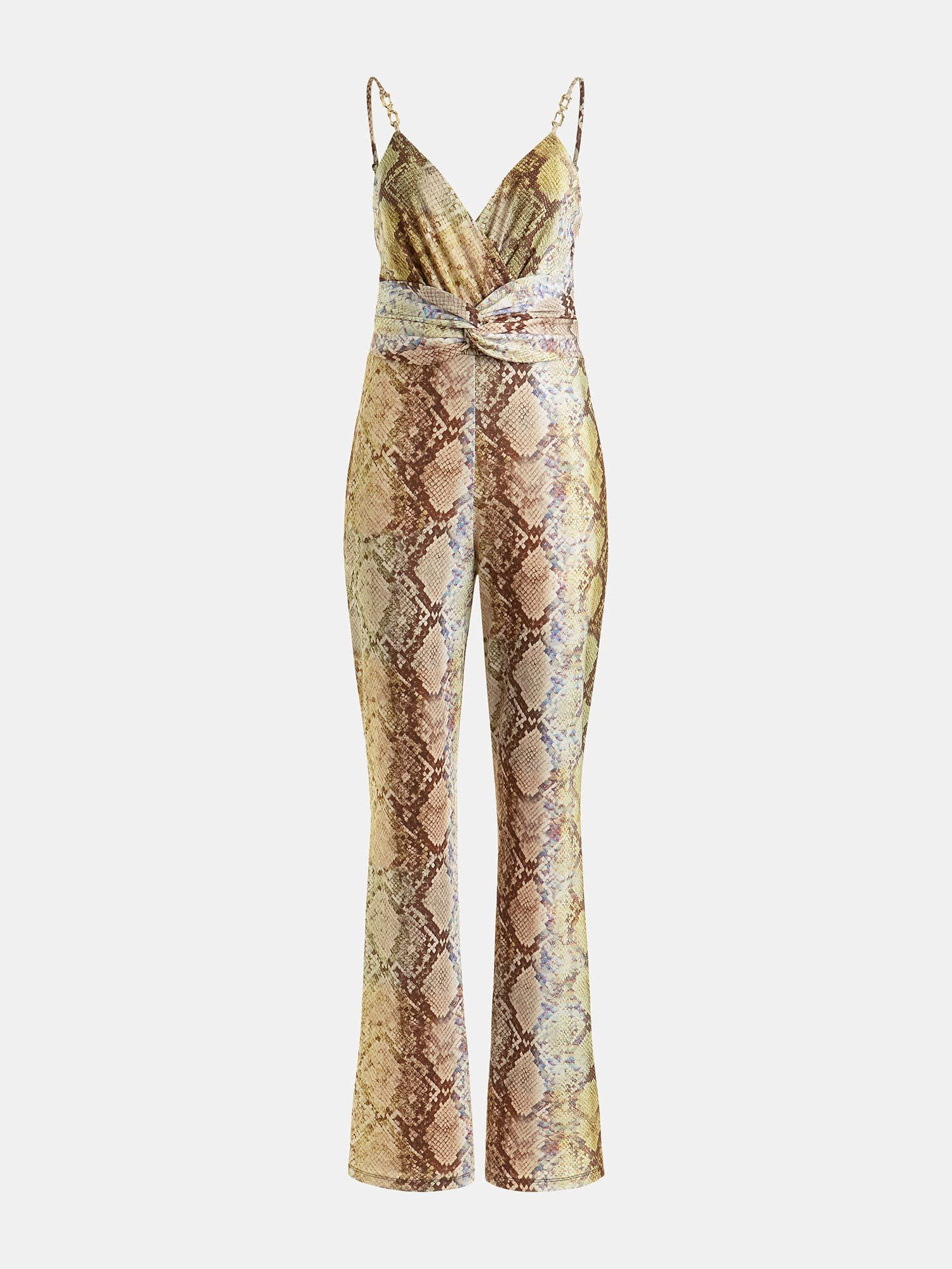 Pretty little thing snakeskin 2025 jumpsuit