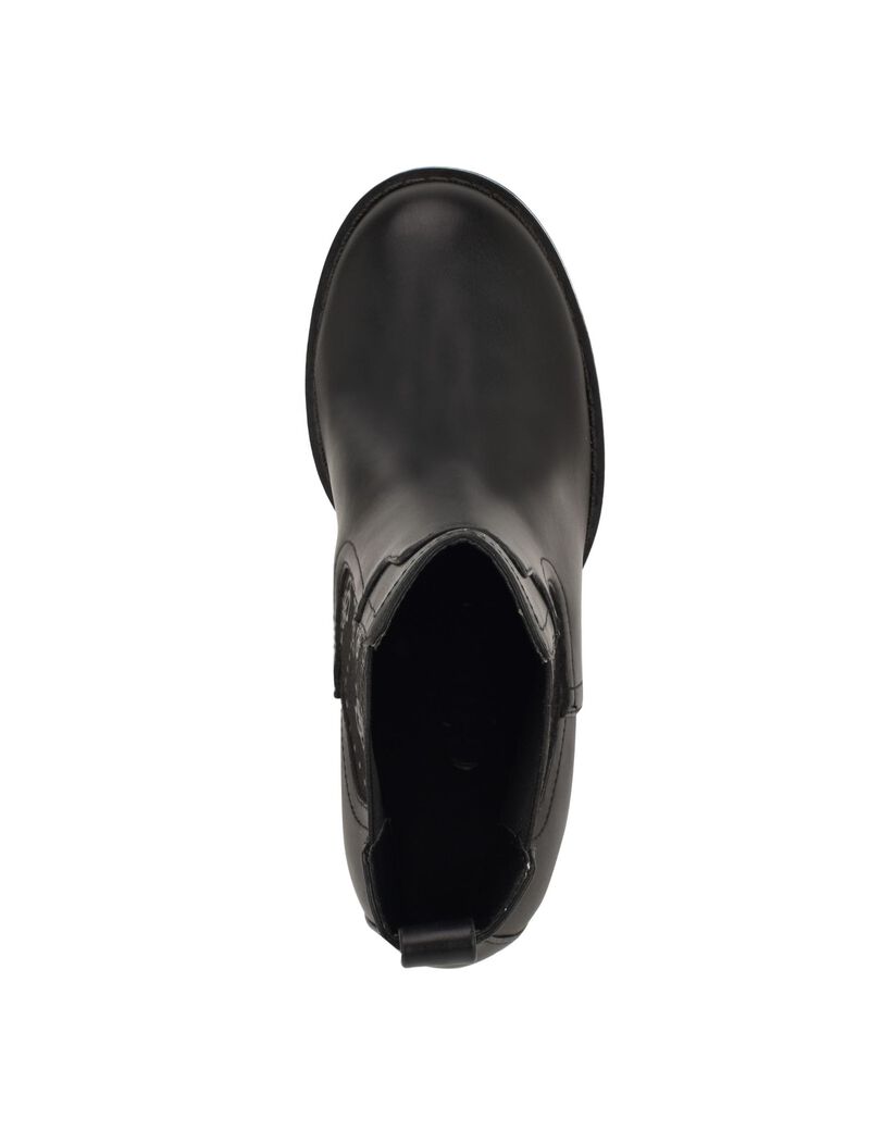 Nealle black slide boots