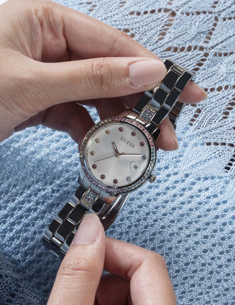 Crystal analogue watch